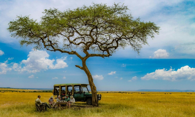 Bush breakfast in Kidepo